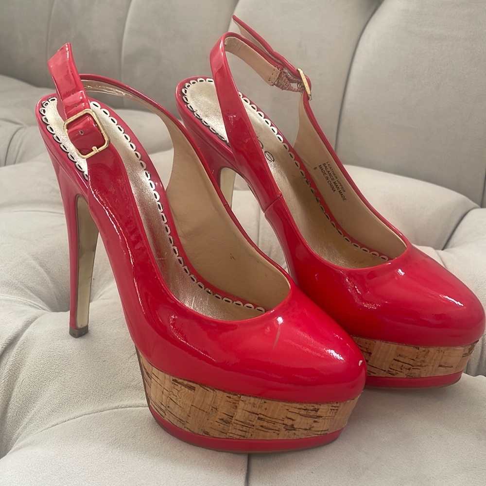 Women’s platform pumps, size 6 from Bebe